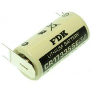 FDK CR17335SE 2/3 A 1600mAh 3V Lithium Battery 3-pin, litija baterija ar U-tag