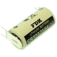 FDK CR17335SE 2/3 A 1600mAh 3V Lithium Battery 3-pin, litija baterija ar U-tag