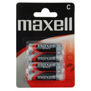 Maxell Zinc 2xC 1.5V R14 cinka-mangāna baterijas