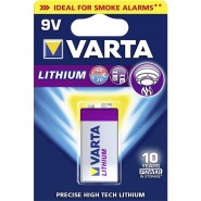 Varta Lithium 9V / E-Block / 6LR61 / 6122 1200mAh litija baterija 1 gab.