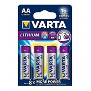 Varta Lithium AA / LR6 / MIGNON / FR14505 1.5V 2900mAh litija baterijas 4 gab.