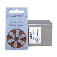 10 pack komplekts: Varta PowerOne 312/ p312 / PR41 1.45V 170mAh 0%Hg hearing aid (zinc-air) baterijas dzirdes aparātiem. Ražotas Vācijā