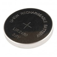 LIR2450 3.6V 120mAh lādējams Li-Ion button termostata akumulators, baterija 1 gab.
