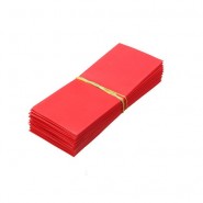 1x 18650 heat shrink wrap akumulatora apvalks (sarkans / red)