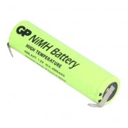 1x GP GP400LAHT-BL 7/5A 4000mAh 400mA 1.2V NiMH rechargeable battery with u-tags, 1 pc.