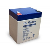 Ultracell UL5-12 (12V 5Ah / 4.5Ah 20HR) 4.8mm VRLA (Valve Regulated Lead-Acid) lead–acid battery with Oxygen recombination technology