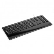 Omega klaviatūra Slim USB OK235B ar vadu (melna)