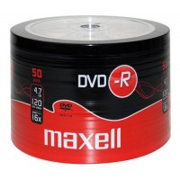 Maxell DVD-R 120min / 4.7GB 16x matrica / disks 50 gab.