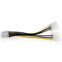 Gembird Internal power adapter cable for PCI express iekšējais videokartes strāvas kabelis (5,25" to 8 pin) CC-PSU-81 0.15m