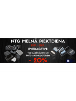 NTG MELNĀ PIEKTDIENA: everActive Top lādētājiem un visiem foto akumulatoriem -20% atlaide