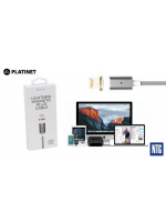 NTG jaunums: Platinet Lightning Magnetic Plug Cable 1.2m magnētiski Apple - USB kabeļi