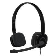 Logitech Stereo Headset, black, H151