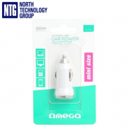 Omega OUCCW 5V 1A Universal USB Car Adapter Charger White
