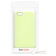 iPhone 6/6S viedtālruņa aizmugurējais silikona vāciņš (pistāciju zaļš / pistachio green)