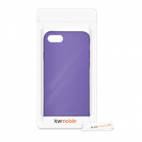iPhone 7/8/SE (2020) viedtālruņa aizmugurējais silikona vāciņš (violets matēts / violet matte)