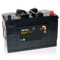 Deta Startpro DG1102 12V 110Ah 750A 349x175x235mm Automotive Battery, auto akumulators