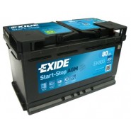 Exide EK800 Start-Stop AGM 12V 80Ah 800A Deep Discharge Cycle battery, laivas, kutera, UPS, treilera dziļās izlādes akumulators