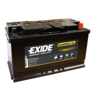 Exide Marine & Multifit Equipment Gel AGM (Absorbed Glass Mat) ES900 12V 80Ah 540A laivas, kutera, UPS, mājas uz riteņiem dziļās izlādes Deep-cycle akumulators, Deep Discharge