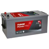 Tudor PowerPro TF2353 12V 235Ah 1300A 518x279x240mm Automotive Truck Battery, auto kravas akumulators