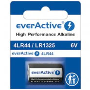 everActive 4LR44 LR1325 544A A544 28A 6V 155mAh Alkaline Battery, sārma baterija 1 gab.