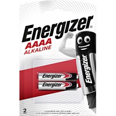 Energizer Alkaline AAAA (MX2500 / E96 / LR8D425) 1.5V batteries, 2 pc. (Expiry date 2024-07)