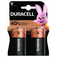 Duracell D LR20 MN1300 Mono AM1 E95 R20 Alkaline Battery, blister 2 pcs