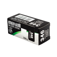 Maxell 346 / SR712SW 1.55V 10mAh 0% Hg Silver oxide baterijas 10Gab.
