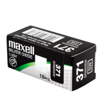 Maxell 371 370 D371 SR920SW 280-31 1.55V 35mAh Silver oxide baterijas 10 gab.