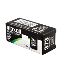 Maxell 373 / SR916SW 1.55V 26mAh 0% Hg Silver oxide baterijas 10 Gab.