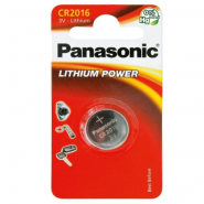 Panasonic CR2016 DL2016 ECR2016 3V 90mAh Lithium Battery 6016 E-CR2016 SB-T11 280-206 FA H2327325 E2226715, litija baterija 1 gab.
