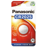 Panasonic CR2025/DL2025/ECR2025 3V 165mAh 0%Hg lithium battery, 1 pc.