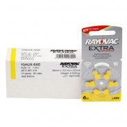 10x set: Rayovac Extra Advanced 10 1.45V 0%Hg hearing aid batteries (Expiration date: 2024)