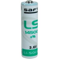 Saft LS-14500 AA 2600mAh 3.6V LS14500 Li-SOCl2 Non-rechargeable Battery, litija tionilhlorīda baterija, ražots Francijā