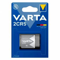 Varta 2CR5 Photo Lithium 245 DL245EL EL 2CR5 KL2CR2 2CR5R 6V 1400mAh Battery