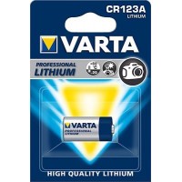 Varta CR123 123 DL123A/CR123A EL123A CR17345 Lithium 3V Litija foto baterija (Non-rechargeable), blister 1 gab.