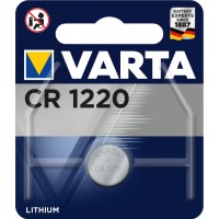 Varta CR1220 DL1220 ECR1220 3V 35mAh Li-MN Lithium Battery, litija baterija