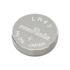 muRata (Sony) LR1142 / LR43 / AG12 / 186 / V12GA 110mAh 0% mercury battery (made in Japan), bulk