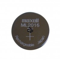 Maxell ML2016 3V 25mAh rechargeable Li-Ion battery, 1 pc. bulk
