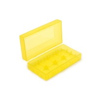2x 18650/4x 18350 battery box (yellow)