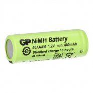 GP 40AAAM 2/3 AAA 400mAh 1.2V NiMH rechargeable battery