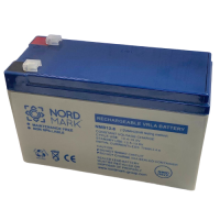 Nordmark NMB12-8 (12V 8Ah 20HR) (4.8mm) VRLA (Valve Regulated Lead-Acid) svina akumulators