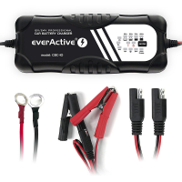 everActive CBC-10 v2 12V/24V 2-10A fully automatic charger for batteries 10-300Ah (car, moto, yacht, truck, tractor, trailer)