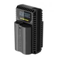Nitecore UNK1 Dual-Slot USB charger for Li-ion EN-EL15/EN-EL14/EN-EL14a Batteries for Nikon camera