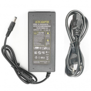 24V 2A, AC100-240V to DC24V Power Adapter, 2.1mm x 5.5mm plug, Strāvas adapteris, lādētājs LED lentēm, bezvadu maršrutētājam, LCD monitoriem, ADSL kabeļiem, HUB, slēdžiem, novērošanas kamerām