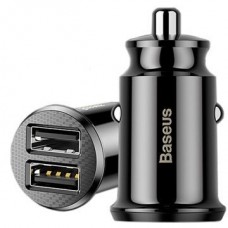 Baseus Dual 2x USB 3.1A auto lādētājs / adapteris (car charger), melns, CCALL-ML01