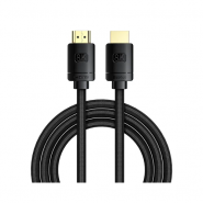 Baseus CAKGQ-K01 High Definition Series HDMI-HDMI 2.1 Adapter Cable 8K/60Hz 4K/120Hz 2K/144Hz 48GB/s Dynamic HDR 2m Black 200cm, audio video kabelis