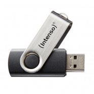 Intenso Basic Line, 2.0 High Speed USB-A 32GB Flash Drive, Black&Silver