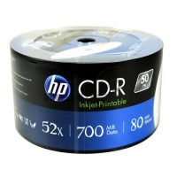 HP CD-R Inkjet-Printable 80/700MB 52x discs, 50 pc. 