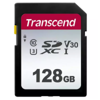 Transcend UHS-I SD 300S SDXC I C10 U3 V30 128GB memory card 
