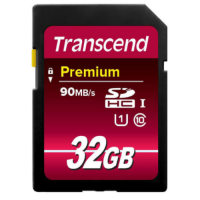 Transcend Premium UHS-I SD SDHC I C10 U1 300X 32GB memory card